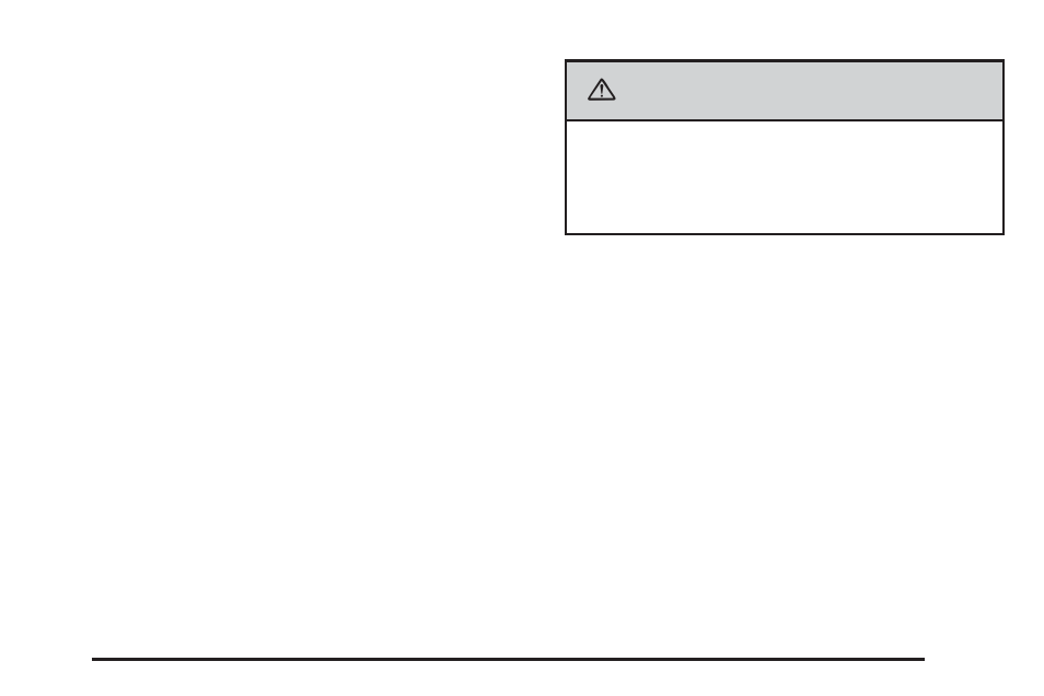 Caution | Cadillac 2006 XLR User Manual | Page 325 / 448