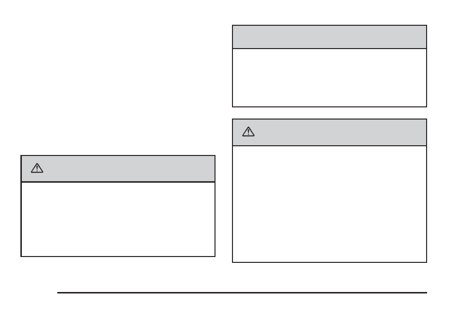 Caution | Cadillac 2006 XLR User Manual | Page 344 / 448