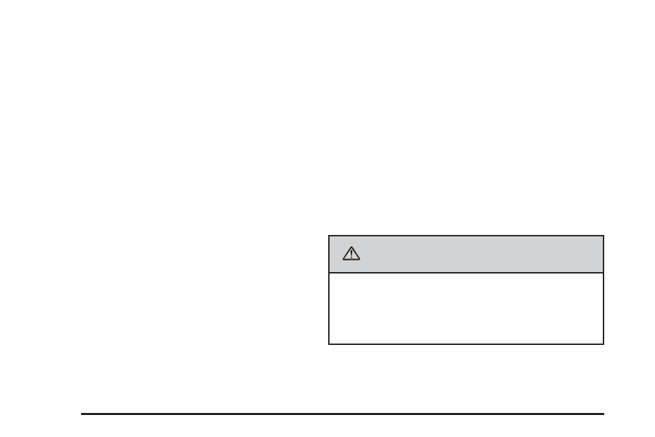 Caution | Cadillac 2006 XLR User Manual | Page 354 / 448