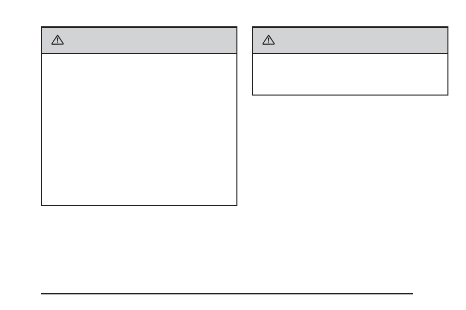 Caution | Cadillac 2006 XLR User Manual | Page 355 / 448