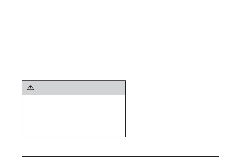 Caution | Cadillac 2006 XLR User Manual | Page 369 / 448