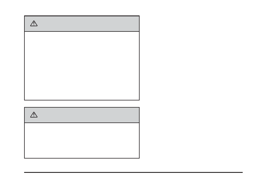 Caution | Cadillac 2006 XLR User Manual | Page 375 / 448