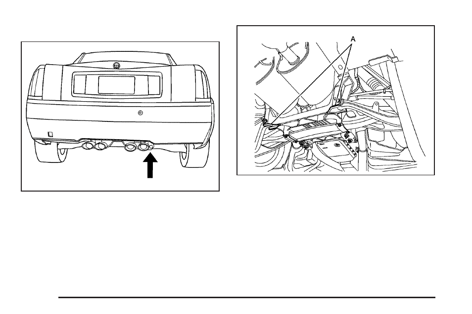 Lifting from the rear | Cadillac 2006 XLR User Manual | Page 384 / 448