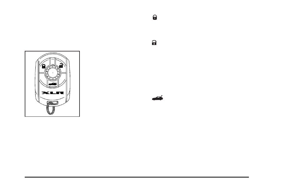 Keyless access system operation, Keyless access system operation -5 | Cadillac 2006 XLR User Manual | Page 57 / 448