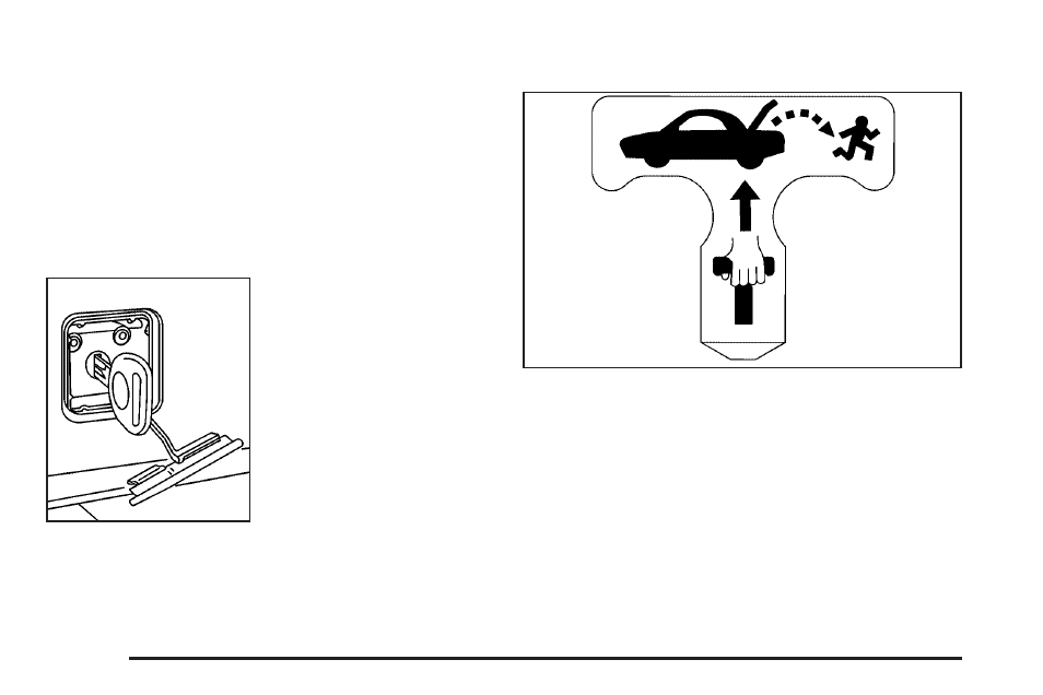 Emergency trunk release handle | Cadillac 2006 XLR User Manual | Page 66 / 448