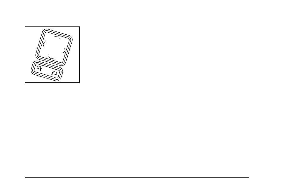 Outside power heated mirrors, Outside automatic dimming mirror | Cadillac 2006 XLR User Manual | Page 87 / 448