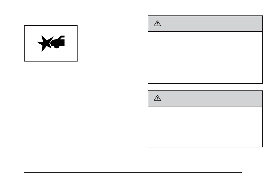 Caution | Cadillac 2006 STS User Manual | Page 155 / 478