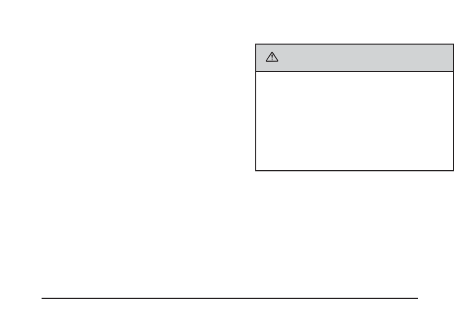 Caution | Cadillac 2006 STS User Manual | Page 287 / 478