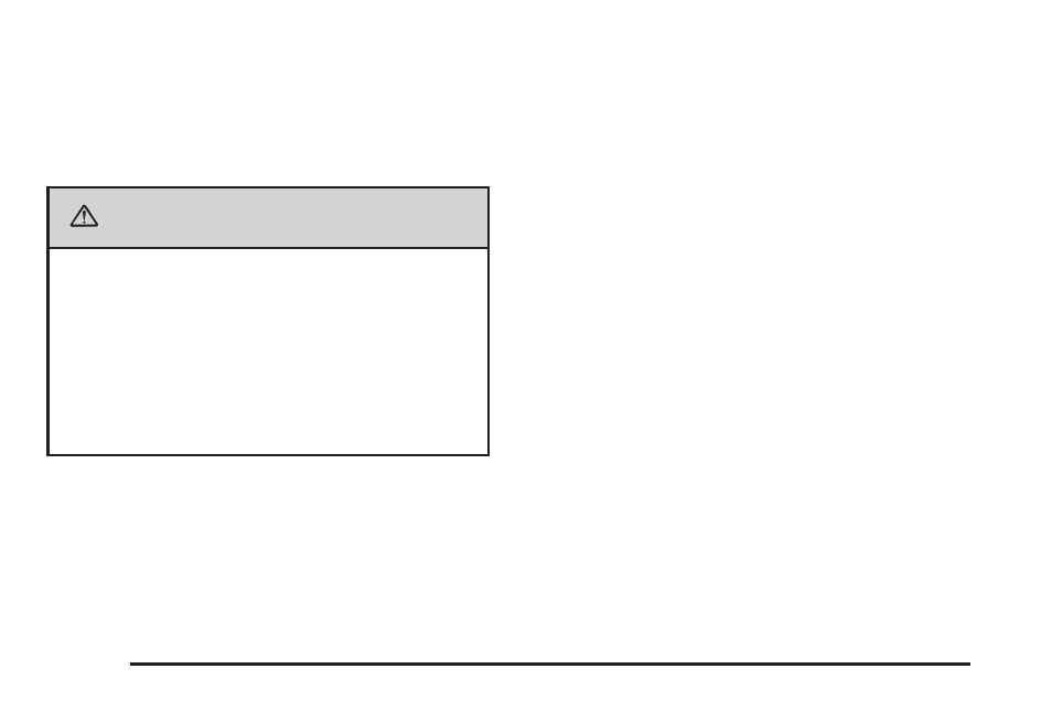 Caution | Cadillac 2006 STS User Manual | Page 346 / 478