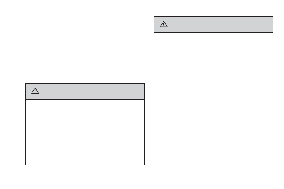 Caution | Cadillac 2006 STS User Manual | Page 347 / 478