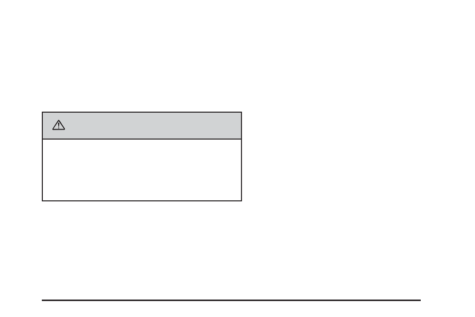 Caution | Cadillac 2006 STS User Manual | Page 355 / 478