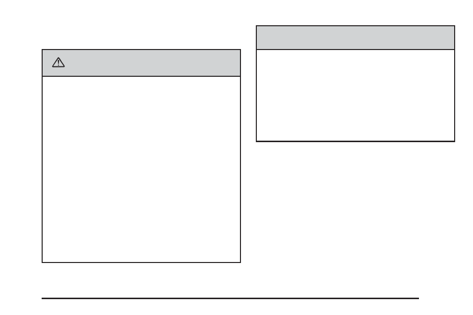 Caution | Cadillac 2006 STS User Manual | Page 55 / 478