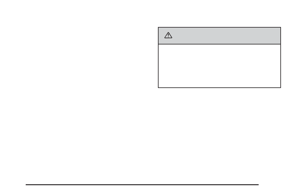 Caution | Cadillac 2006 STS User Manual | Page 89 / 478