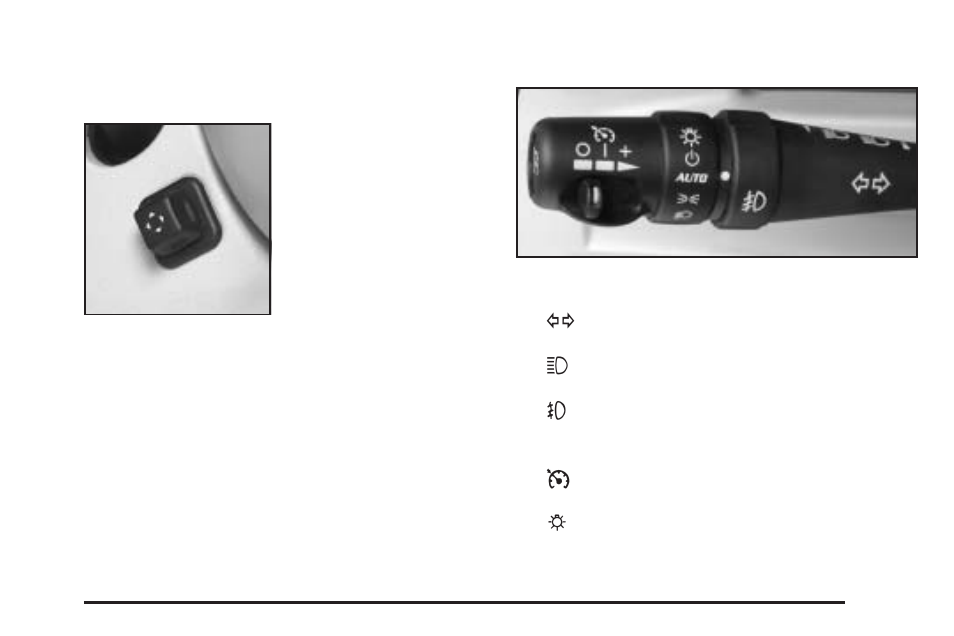 Power tilt wheel and telescopic steering column, Turn signal/multifunction lever, Power tilt wheel and telescopic steering | Column -7, Turn signal/multifunction lever -7, Turn, Signal/multifunction lever | Cadillac 2005 XLR User Manual | Page 119 / 438