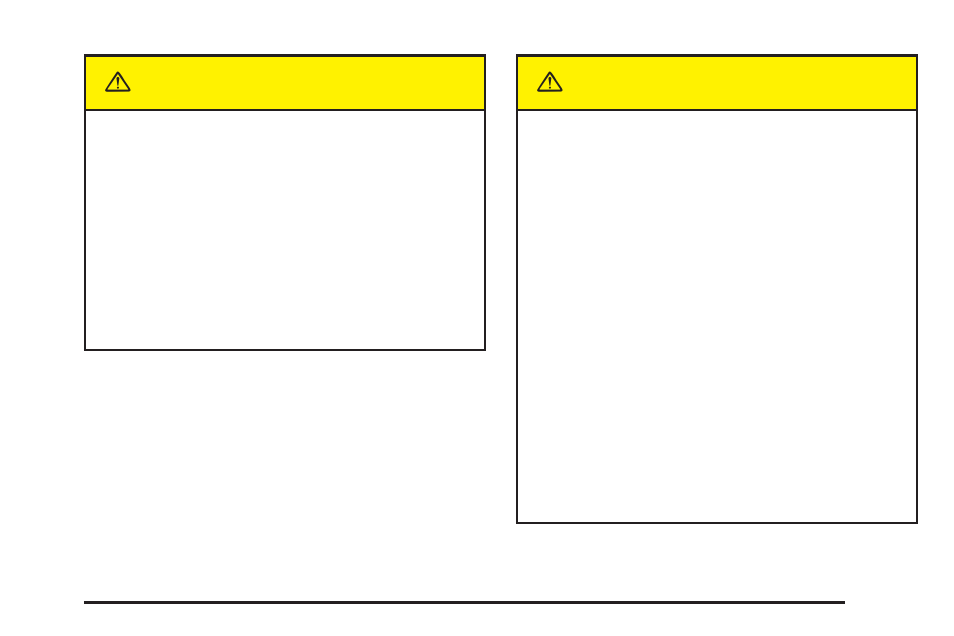 Caution | Cadillac 2005 XLR User Manual | Page 129 / 438