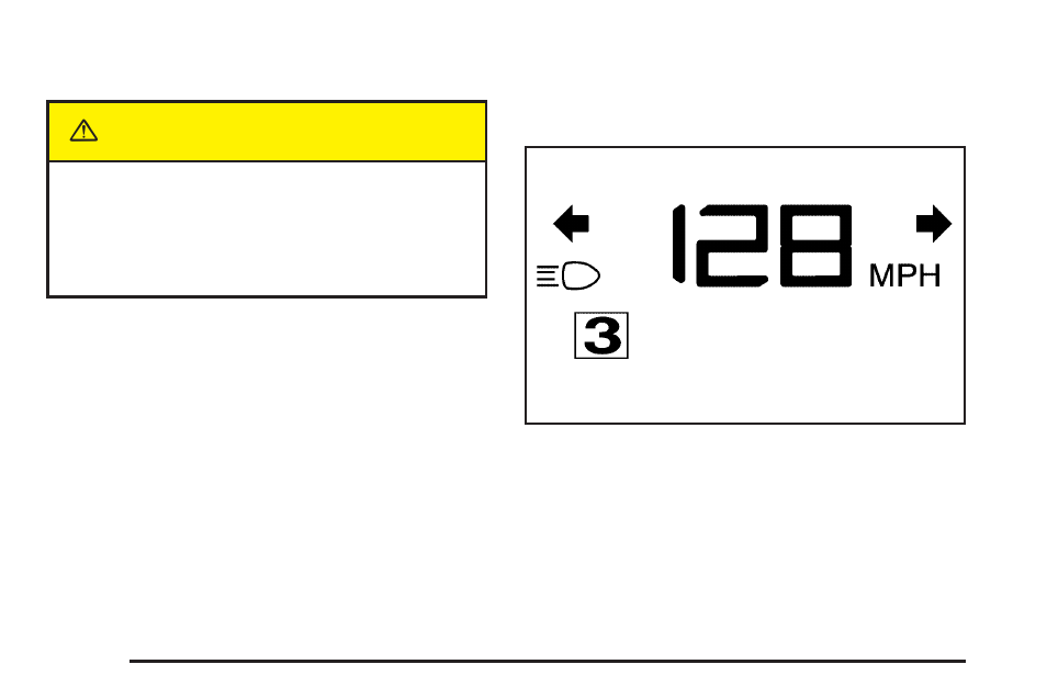 Head-up display (hud), Head-up display (hud) -34, Caution | Cadillac 2005 XLR User Manual | Page 146 / 438