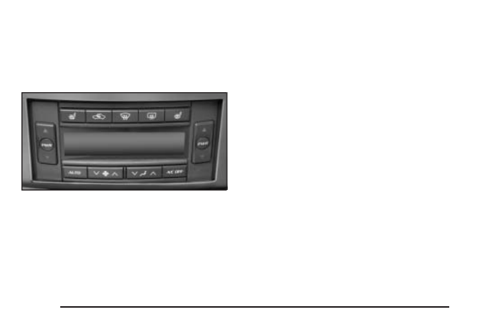 Climate controls, Dual climate control system, Climate controls -40 | Dual climate control system -40 | Cadillac 2005 XLR User Manual | Page 152 / 438