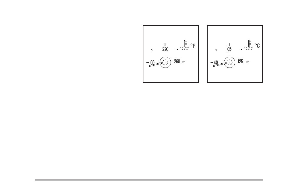 Engine coolant temperature gage, Engine coolant temperature gage -54 | Cadillac 2005 XLR User Manual | Page 166 / 438
