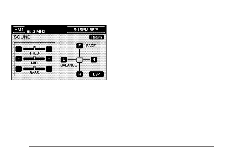 Sound menu | Cadillac 2005 XLR User Manual | Page 246 / 438