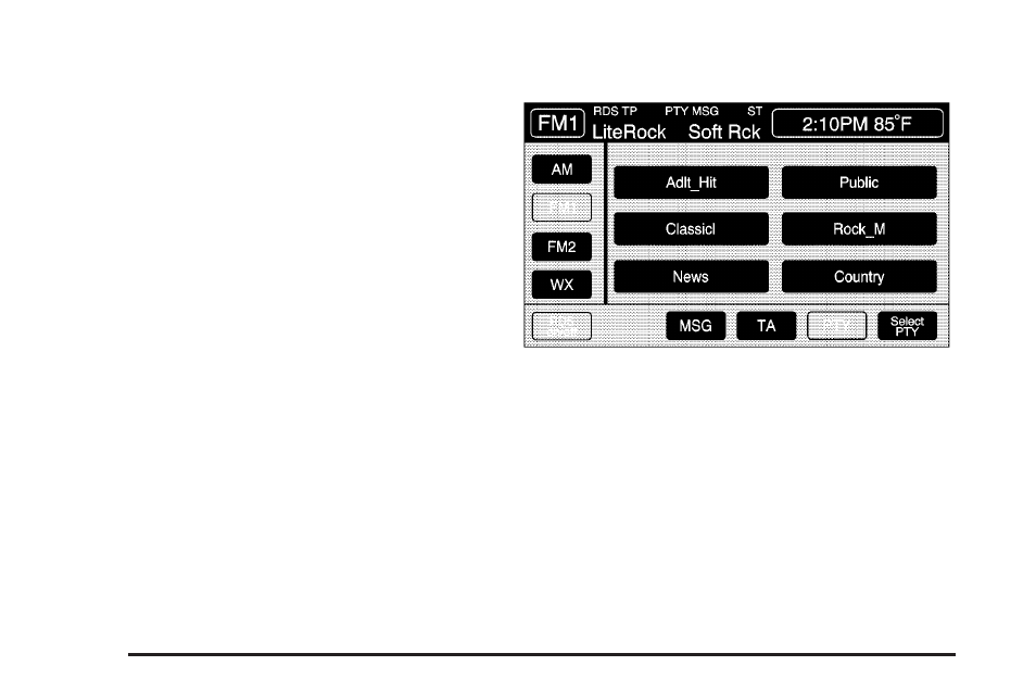 Radio data systems (rds) | Cadillac 2005 XLR User Manual | Page 248 / 438