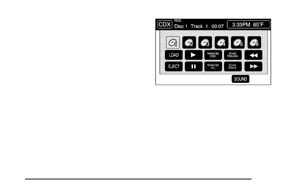 Six-disc cd changer, Six-disc cd changer -61 | Cadillac 2005 XLR User Manual | Page 255 / 438