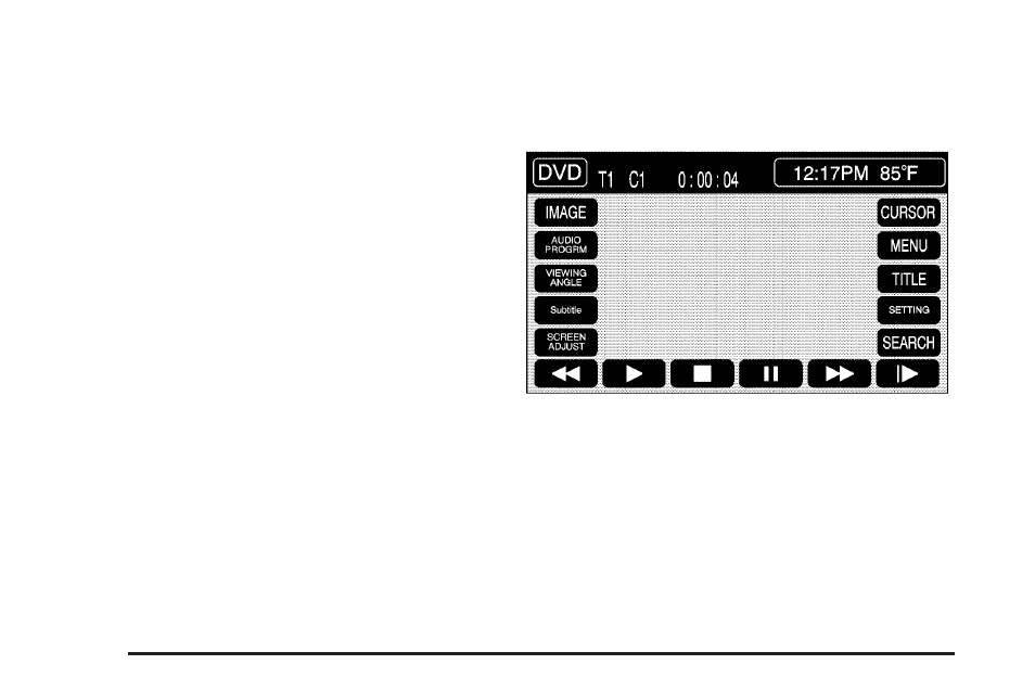 Playing a dvd, Dvd menu options | Cadillac 2005 XLR User Manual | Page 260 / 438