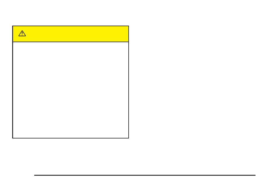 Caution | Cadillac 2005 XLR User Manual | Page 332 / 438