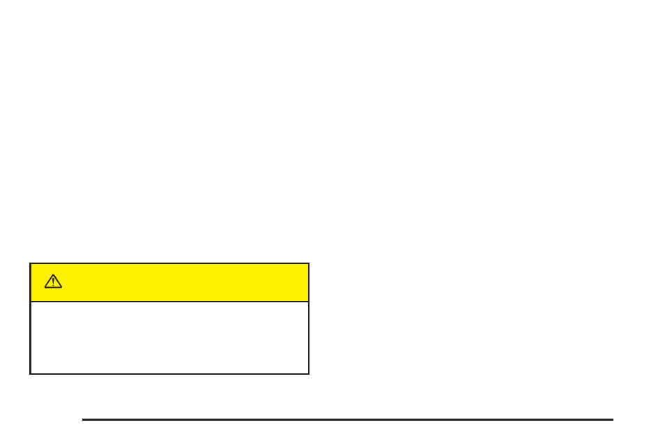 Caution | Cadillac 2005 XLR User Manual | Page 342 / 438