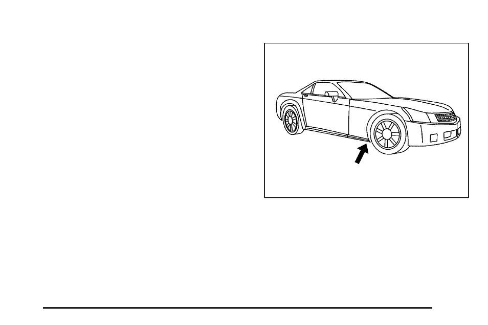 Lifting from the front | Cadillac 2005 XLR User Manual | Page 373 / 438