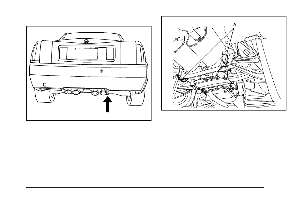 Lifting from the rear | Cadillac 2005 XLR User Manual | Page 375 / 438