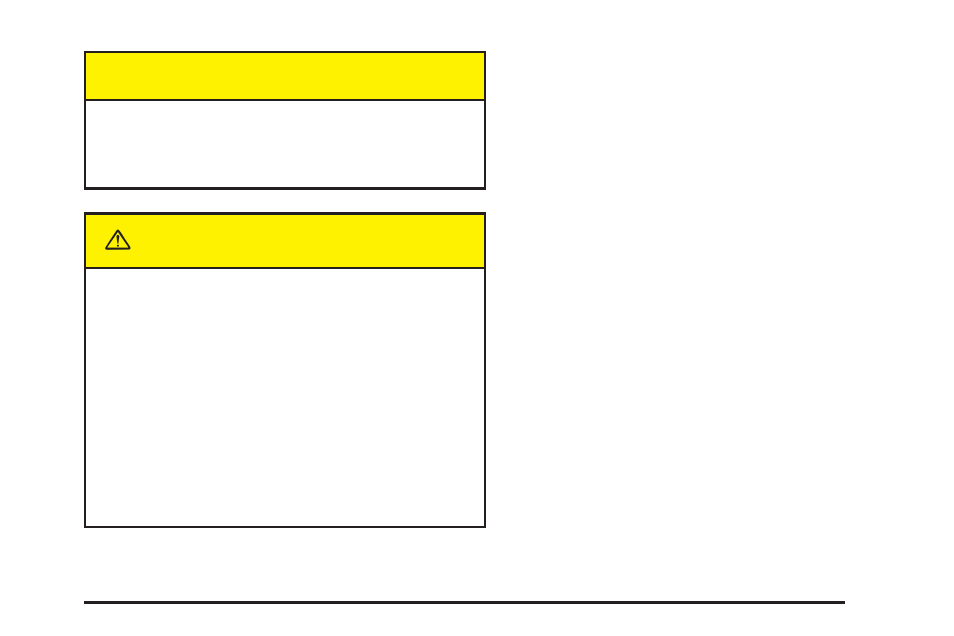 Caution | Cadillac 2005 XLR User Manual | Page 39 / 438