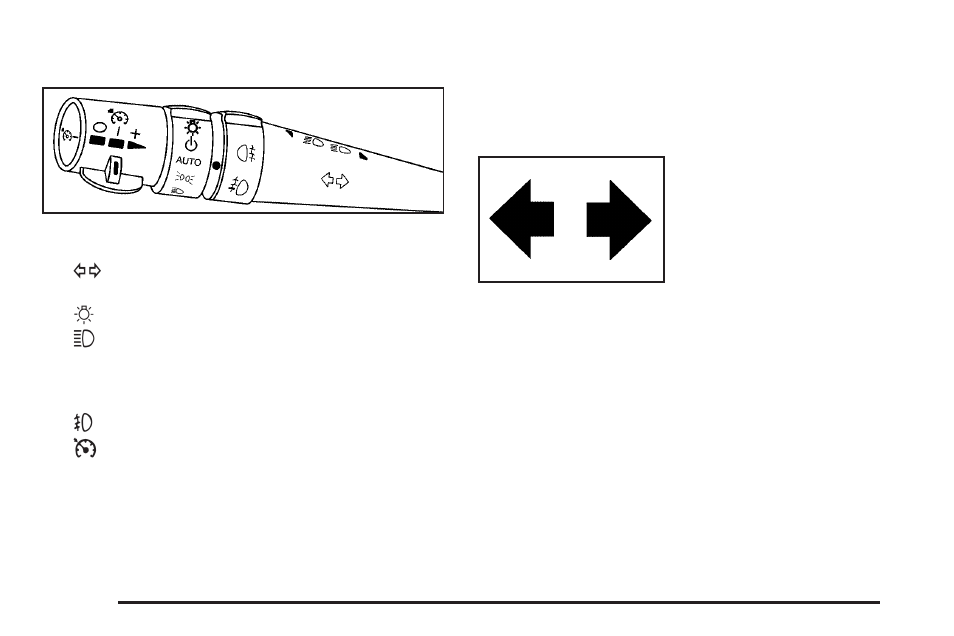 Turn signal/multifunction lever, Turn and lane-change signals, Turn | Signal/multifunction lever | Cadillac 2005 STS User Manual | Page 140 / 438