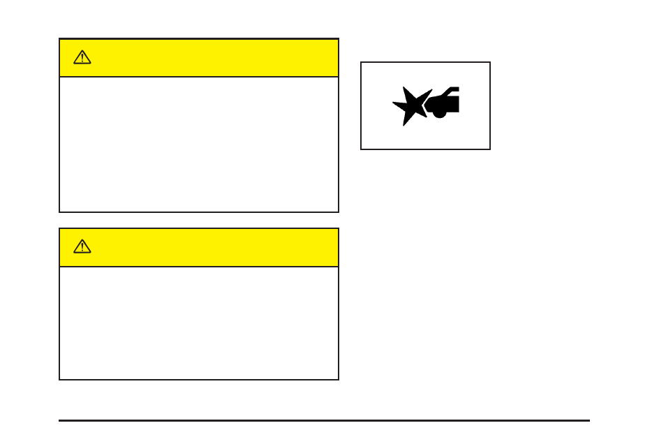 Caution | Cadillac 2005 STS User Manual | Page 143 / 438
