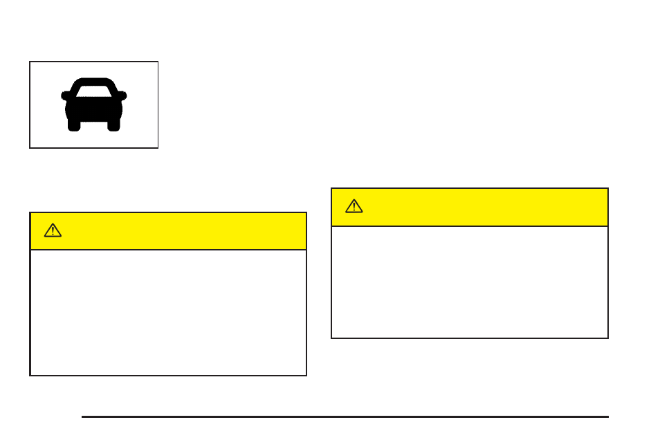 Caution | Cadillac 2005 STS User Manual | Page 158 / 438