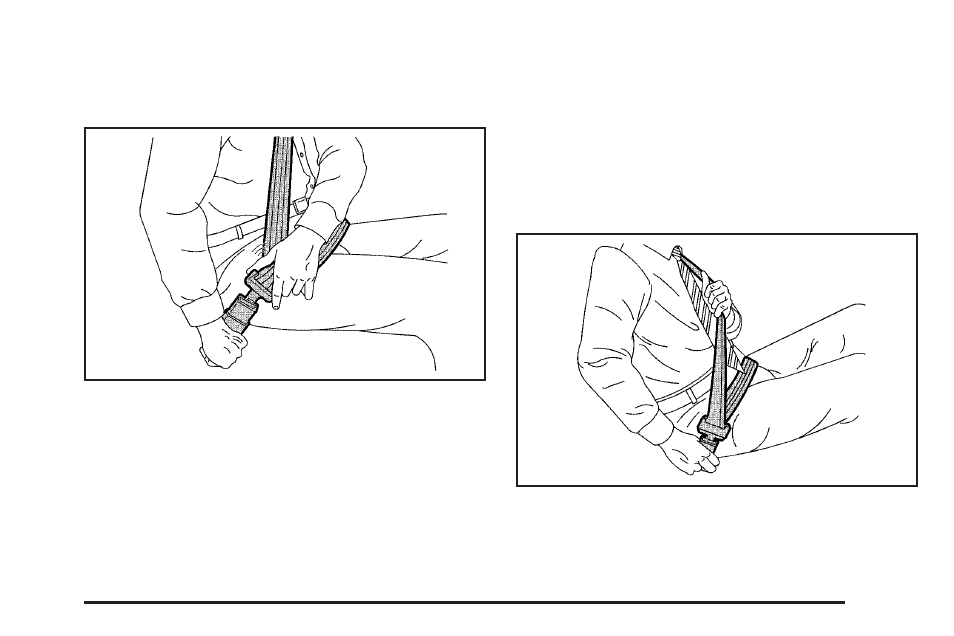 Lap-shoulder belt | Cadillac 2005 STS User Manual | Page 27 / 438