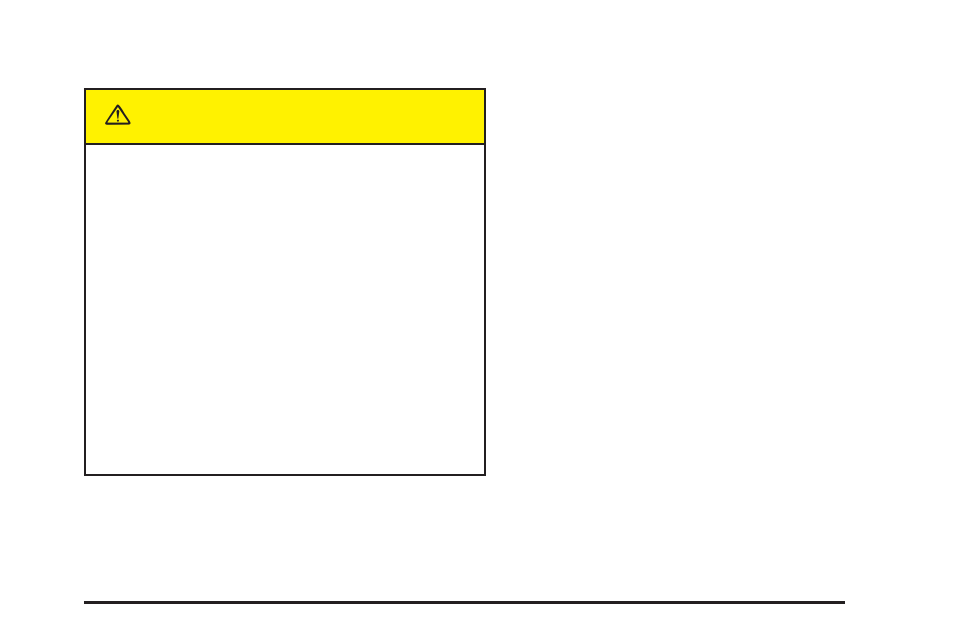 Caution | Cadillac 2005 STS User Manual | Page 317 / 438