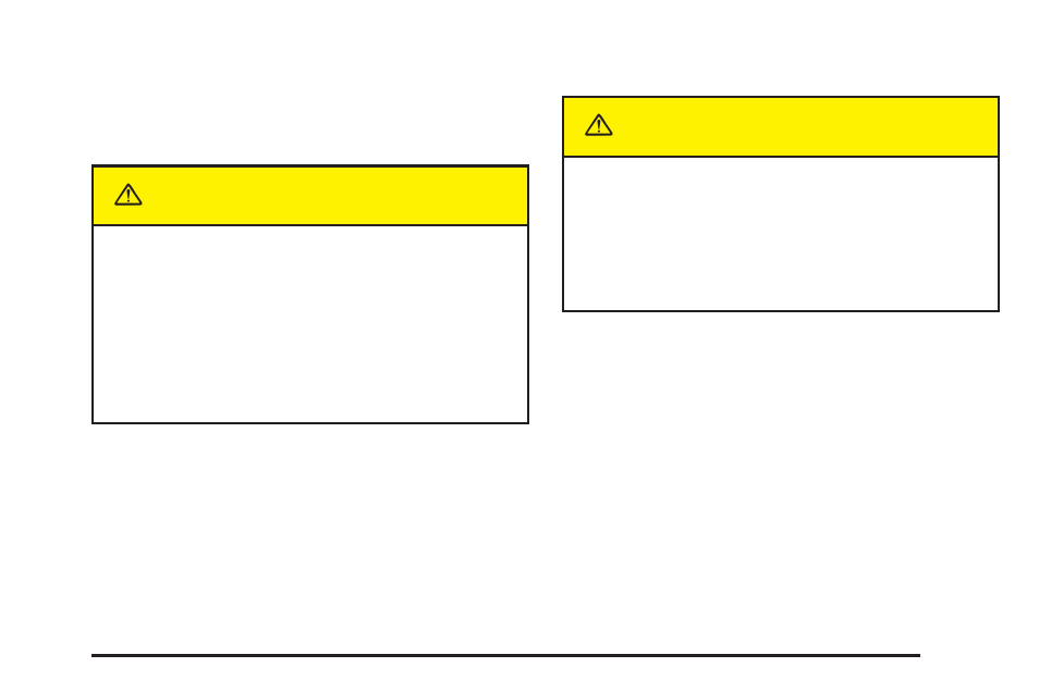 Caution | Cadillac 2005 STS User Manual | Page 359 / 438