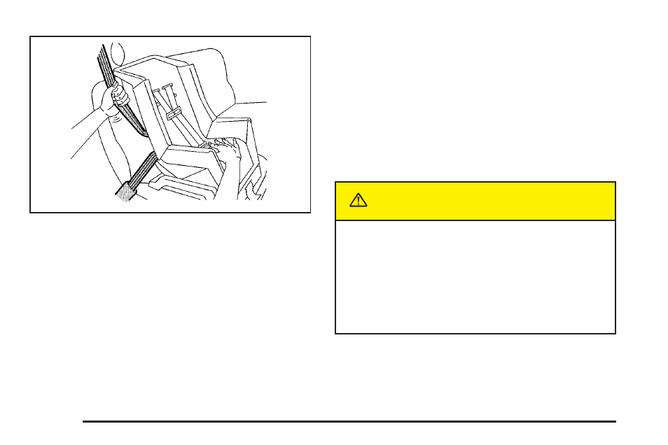Securing a child restraint in the right, Front seat position -42, Caution | Cadillac 2005 STS User Manual | Page 48 / 438