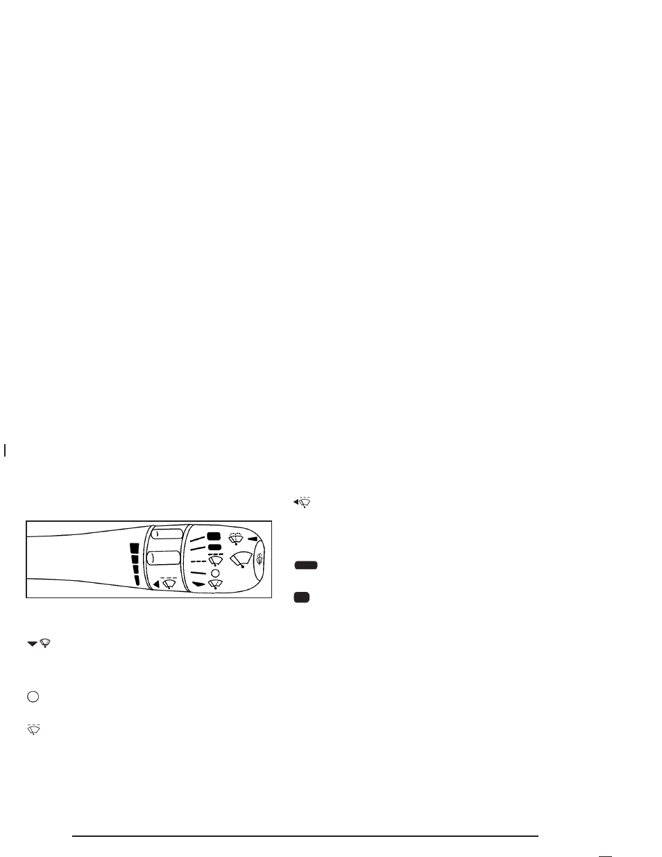 Windshield wipers, Windshield wipers -10 | Cadillac 2005 SRX User Manual | Page 130 / 442