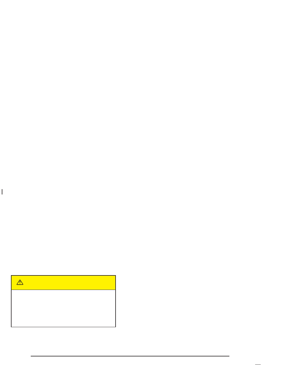 Caution | Cadillac 2005 SRX User Manual | Page 254 / 442