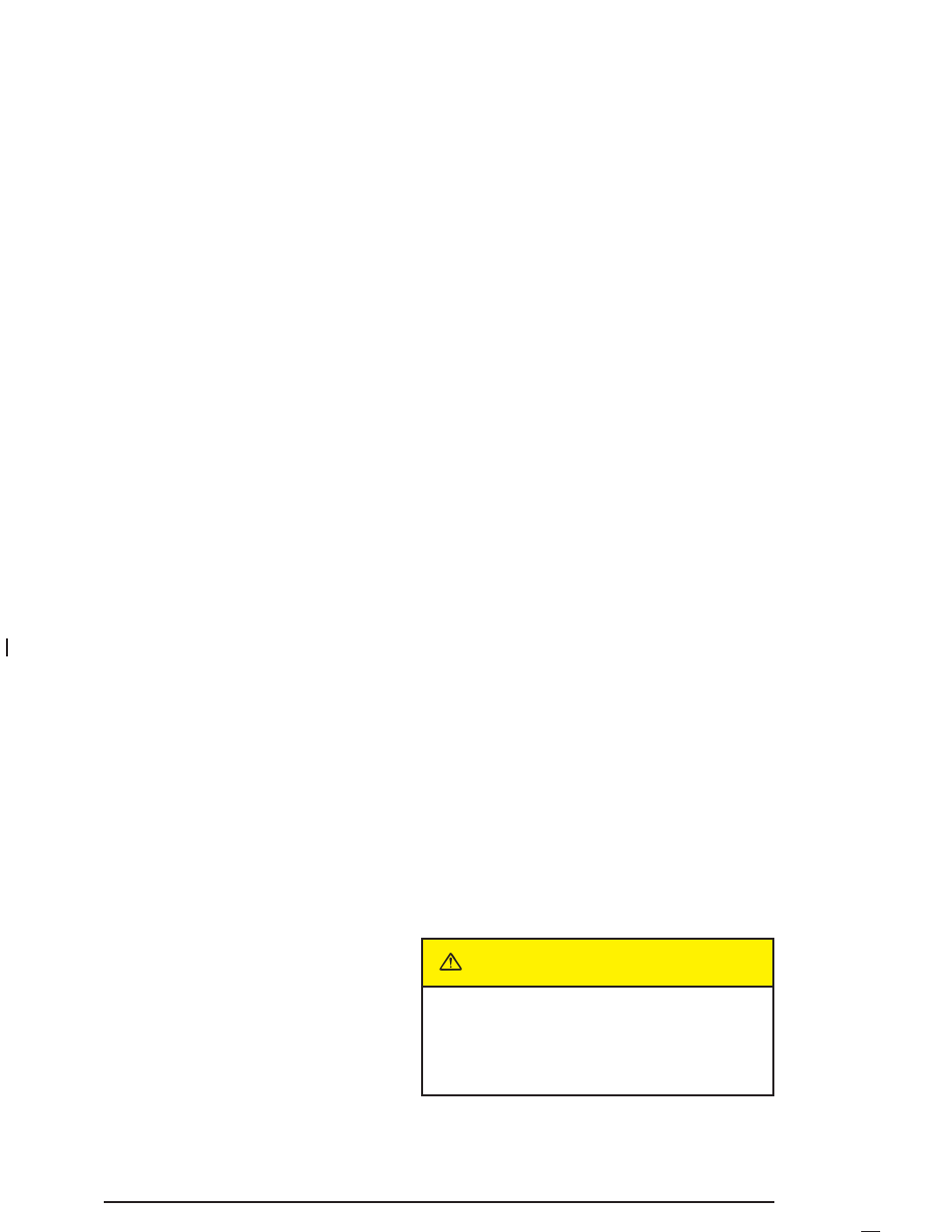 Caution | Cadillac 2005 SRX User Manual | Page 256 / 442