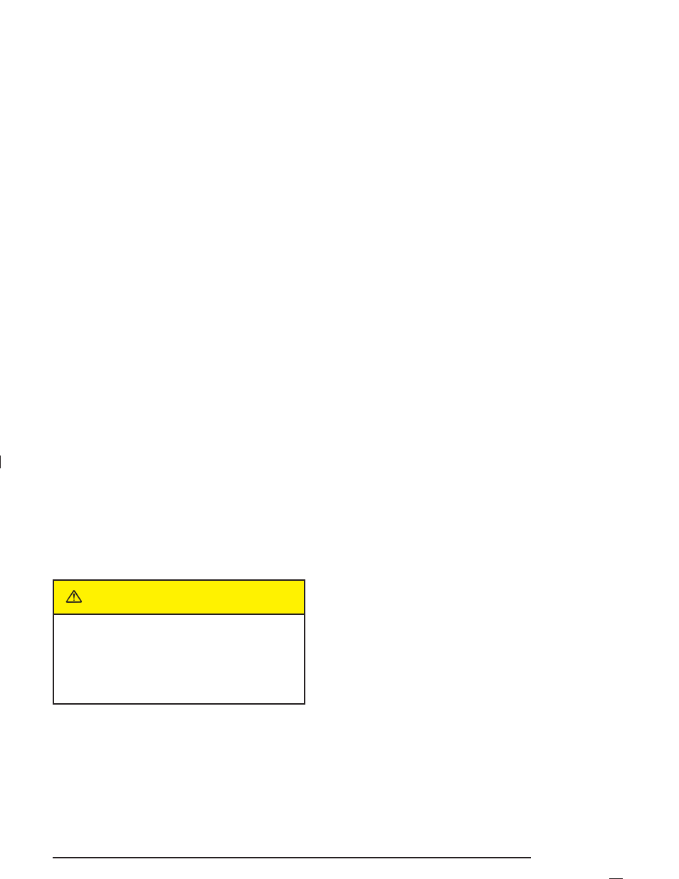Caution | Cadillac 2005 SRX User Manual | Page 259 / 442