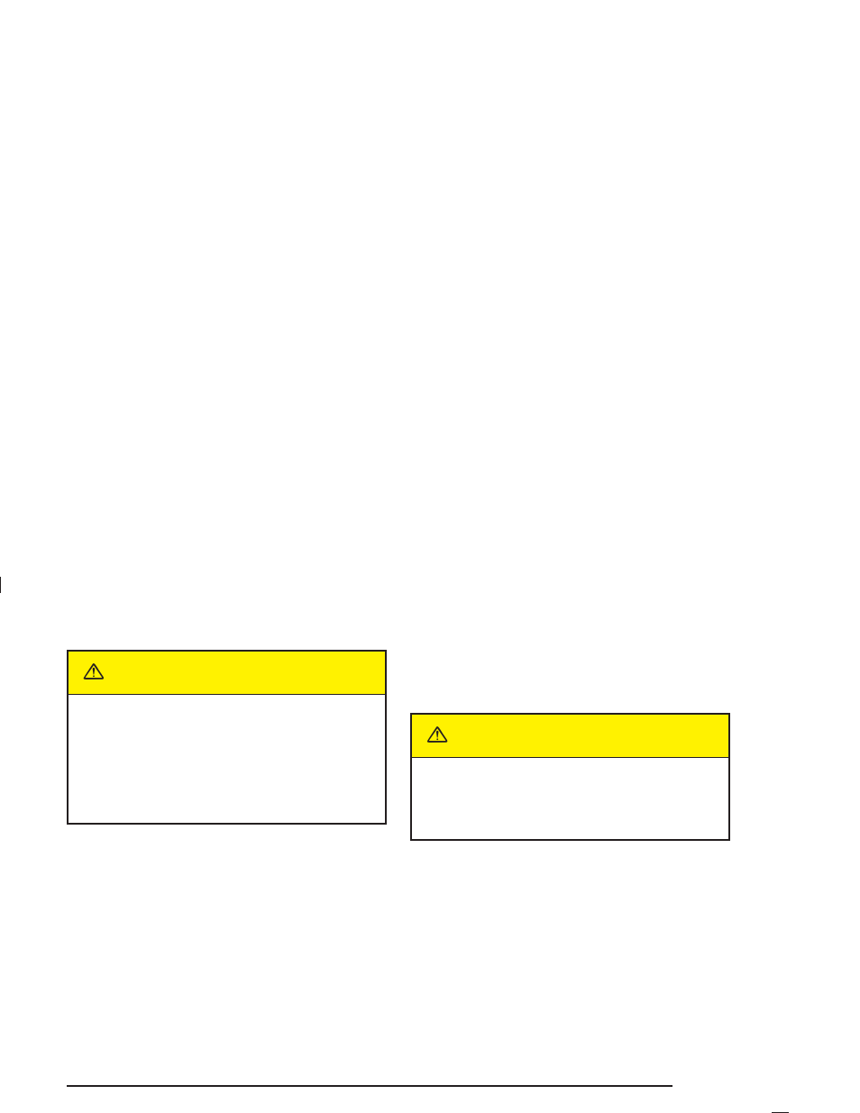 Caution | Cadillac 2005 SRX User Manual | Page 303 / 442