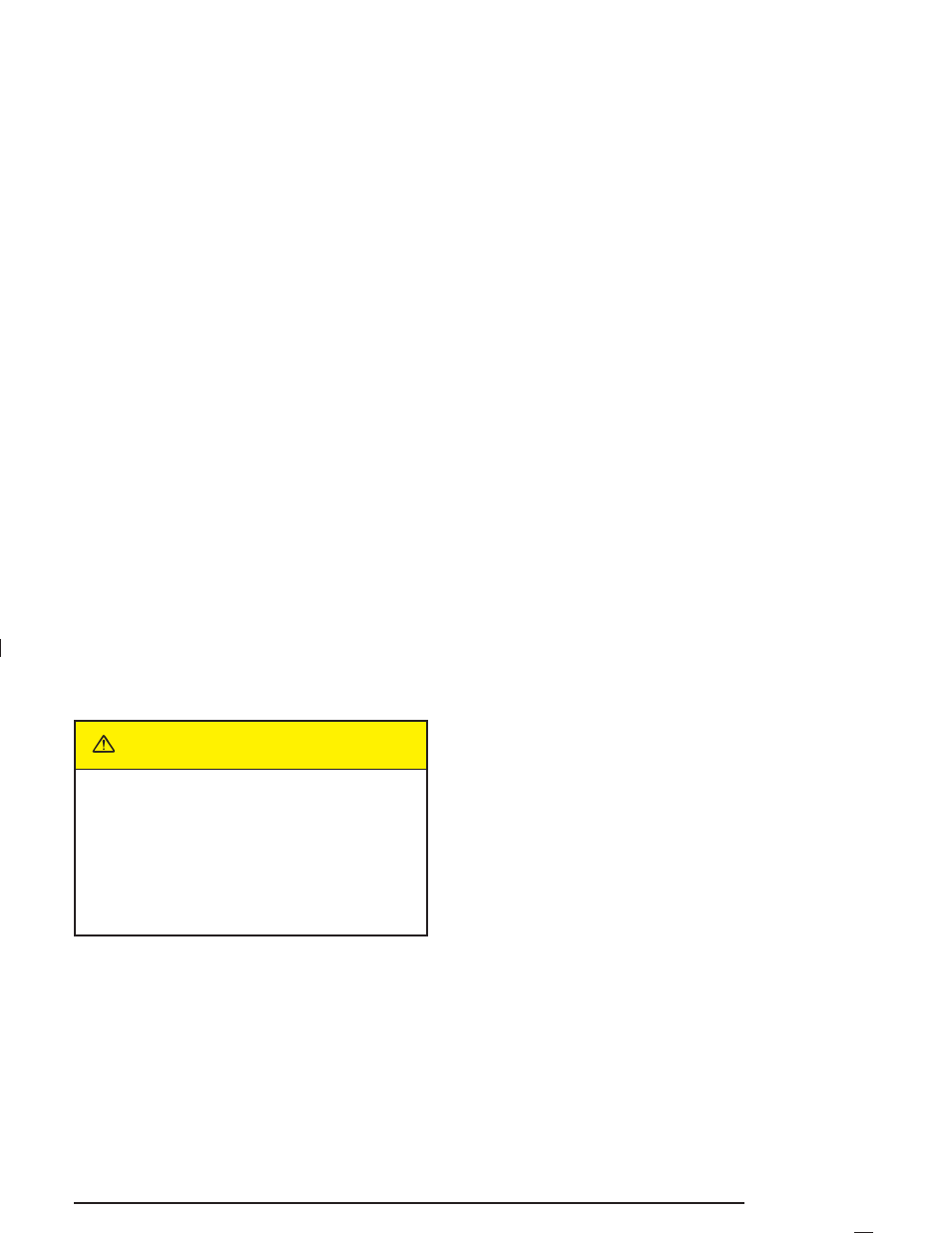 Caution | Cadillac 2005 SRX User Manual | Page 325 / 442