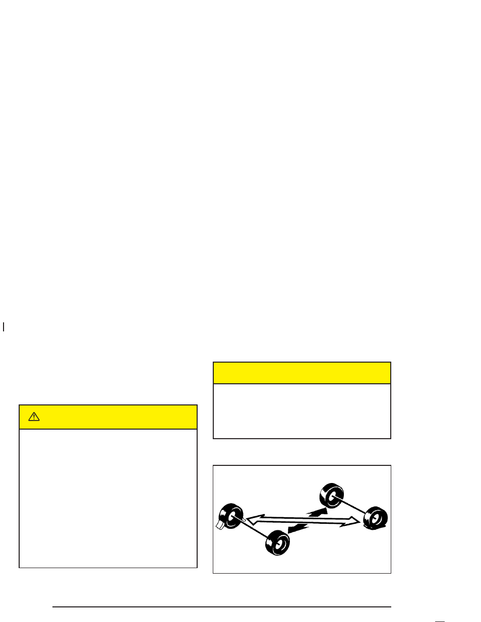 Changing a flat tire, Caution | Cadillac 2005 SRX User Manual | Page 364 / 442
