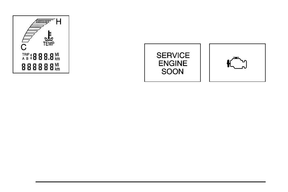 Malfunction indicator lamp, Malfunction indicator lamp -50 | Cadillac 2005 DeVille User Manual | Page 166 / 416