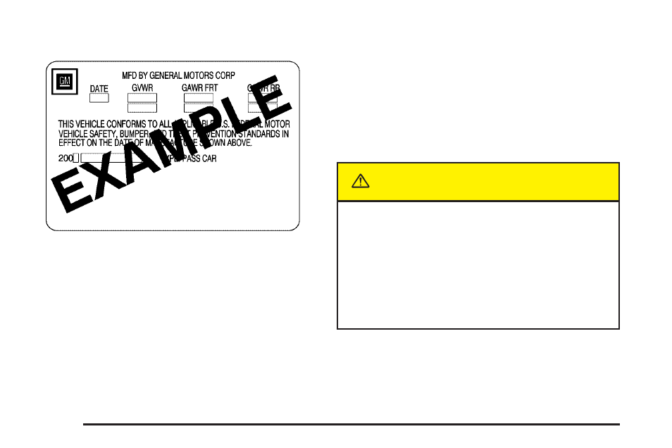 Caution | Cadillac 2005 DeVille User Manual | Page 258 / 416