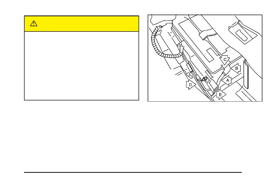 Caution | Cadillac 2005 DeVille User Manual | Page 309 / 416