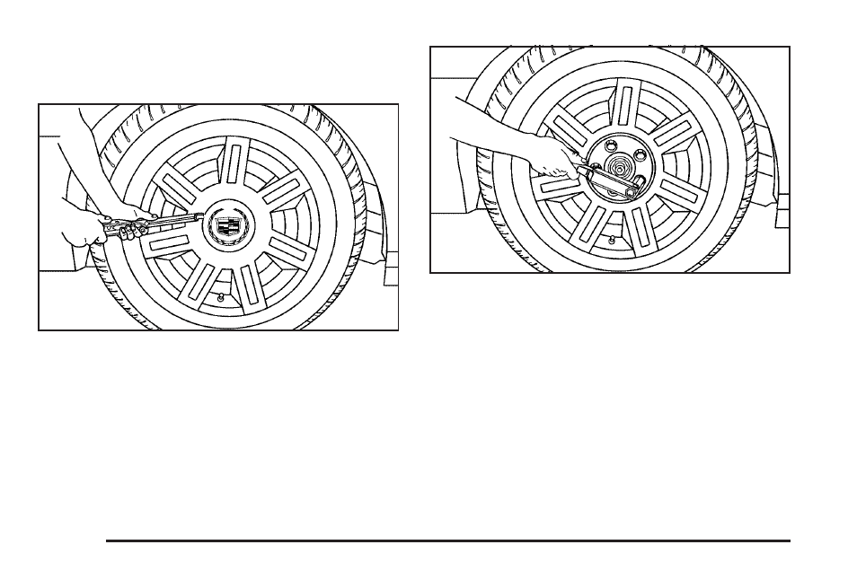 Removing the flat tire and installing the, Spare tire -80 | Cadillac 2005 DeVille User Manual | Page 348 / 416