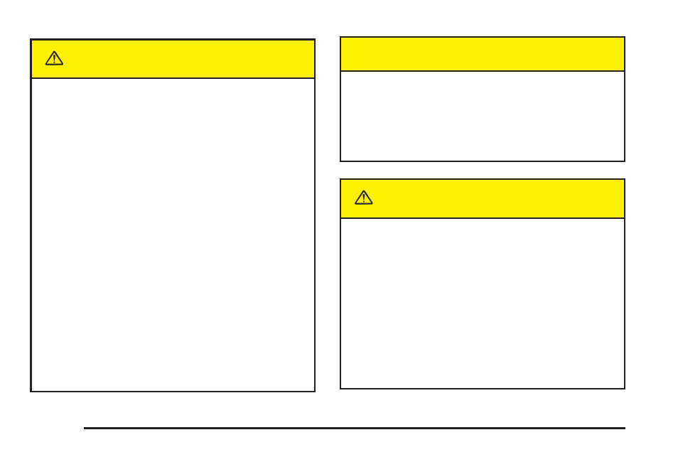 Caution | Cadillac 2005 DeVille User Manual | Page 52 / 416